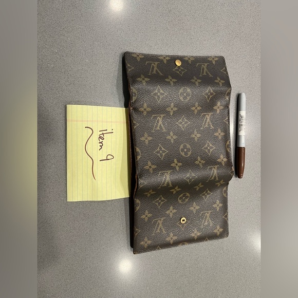 Louis Vuitton Monogram Porte Tresor Etui Papiers Trifold Wallet SP1004 - Picture 8 of 9